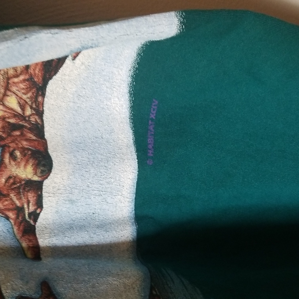 1994 Habitat Nature Wolf Wilderness River All Over Print XX LARGE T-Shirt. - Picture 4 of 6